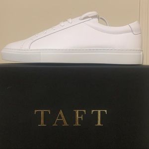 Taft White Leather Sneakers